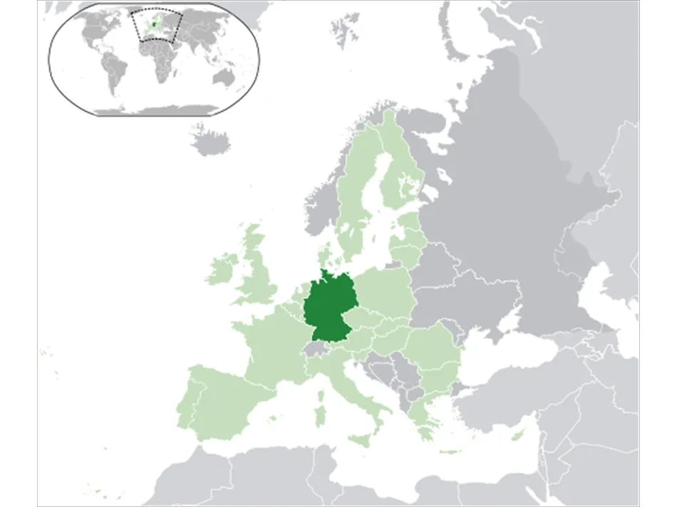 Repères géographiques - Les pays d'Europe - Allemagne