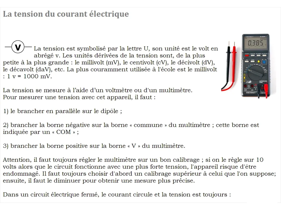 Electricité