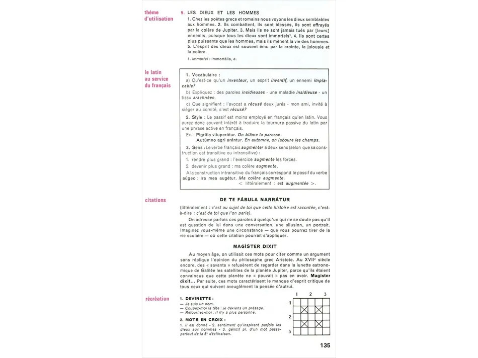 Latin - 2e année - Initiation aux lettres latines - Magnard