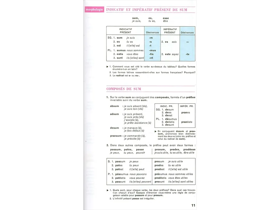 Latin - 1e année - Initiation aux lettres latines - Magnard - Page 11