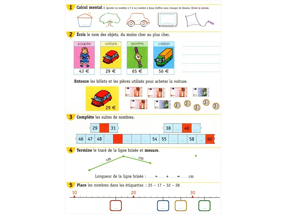 Cours de mathématiques CP